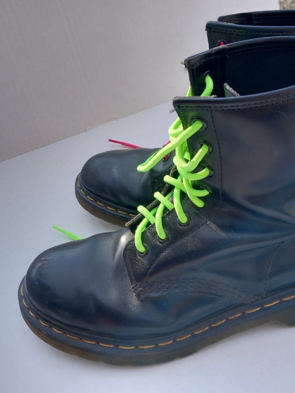 Dr. Martens Air Wair Men's 7/US Women's 6 Black Leather Hiking Boot Lace Up - Picture 5 of 15